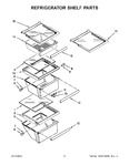 Diagram for 04 - Refrigerator Shelf Parts