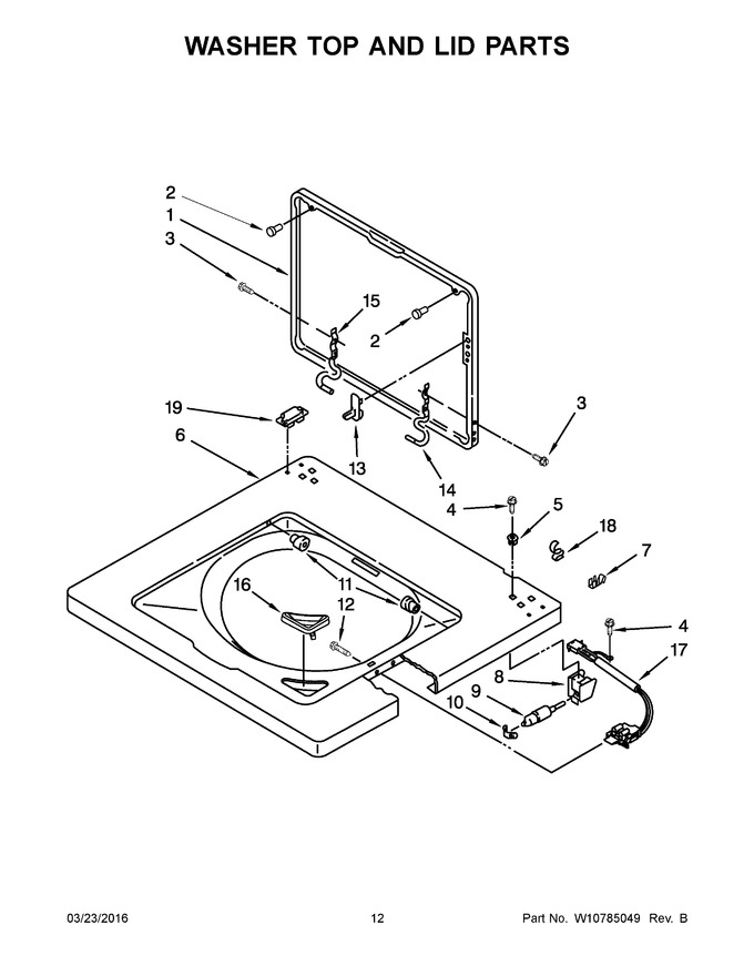 Diagram for WGT4027EW0