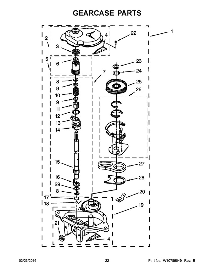 Diagram for WGT4027EW0