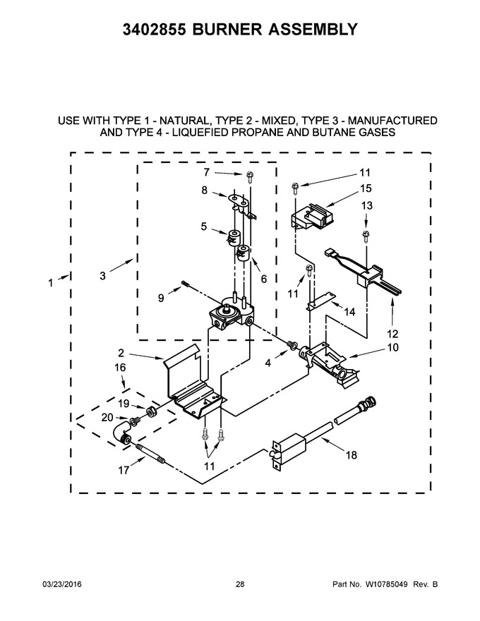 Diagram for WGT4027EW0