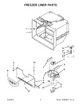 Diagram for 04 - Freezer Liner Parts