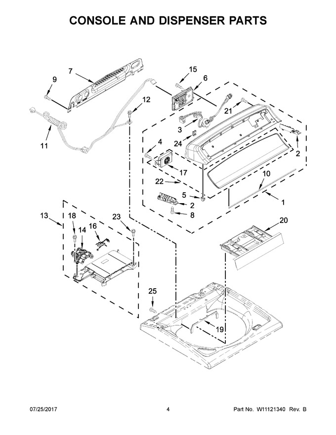 Diagram for WTW7500GW0