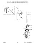 Diagram for 06 - Motor And Ice Container Parts