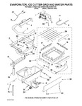 Diagram for 02 - Evaporator, Ice Cutter Grid And Water Parts