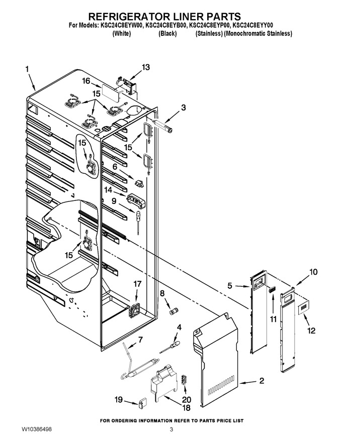 Diagram for KSC24C8EYB00