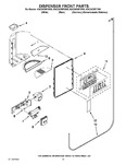 Diagram for 08 - Dispenser Front Parts