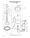 Diagram for 03 - Basket And Tub Parts