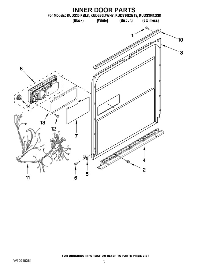 Diagram for KUDS30IXBL8