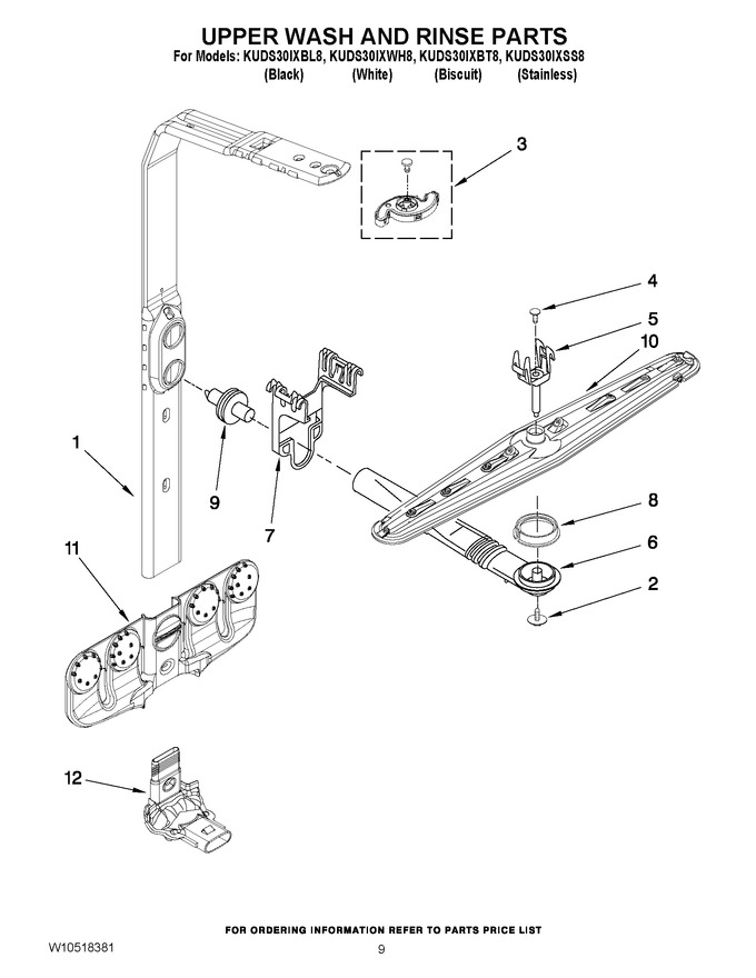 Diagram for KUDS30IXBL8