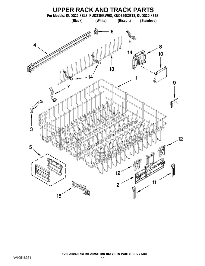 Diagram for KUDS30IXBL8