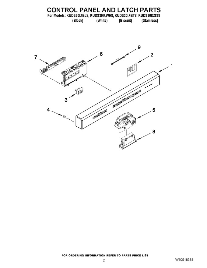 Diagram for KUDS30IXBL8