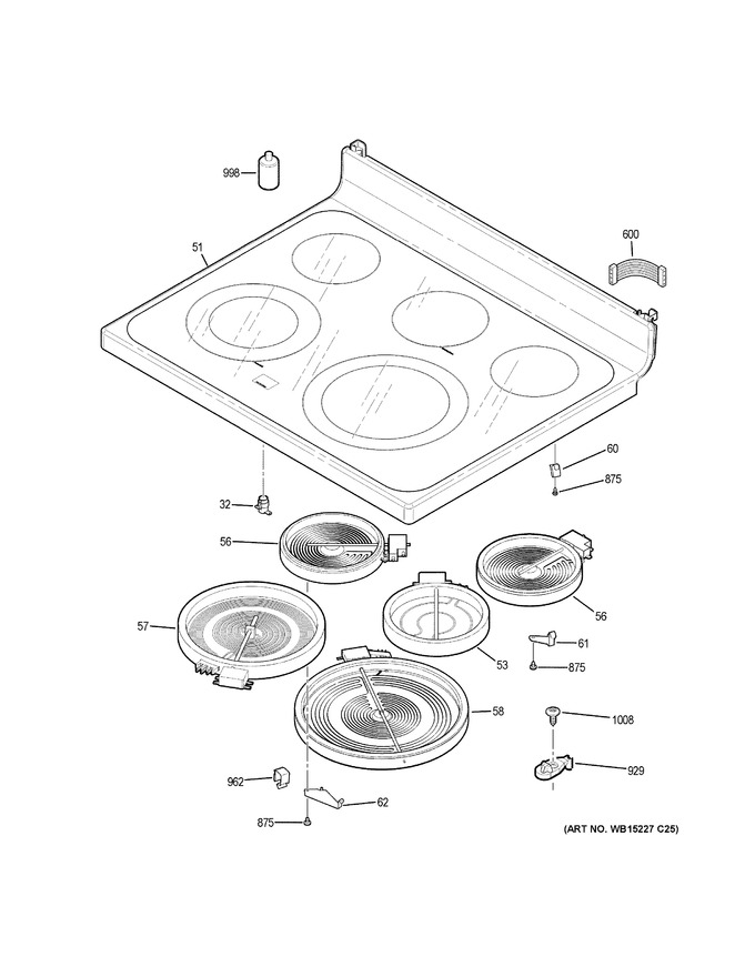 Diagram for JB655SK5SS