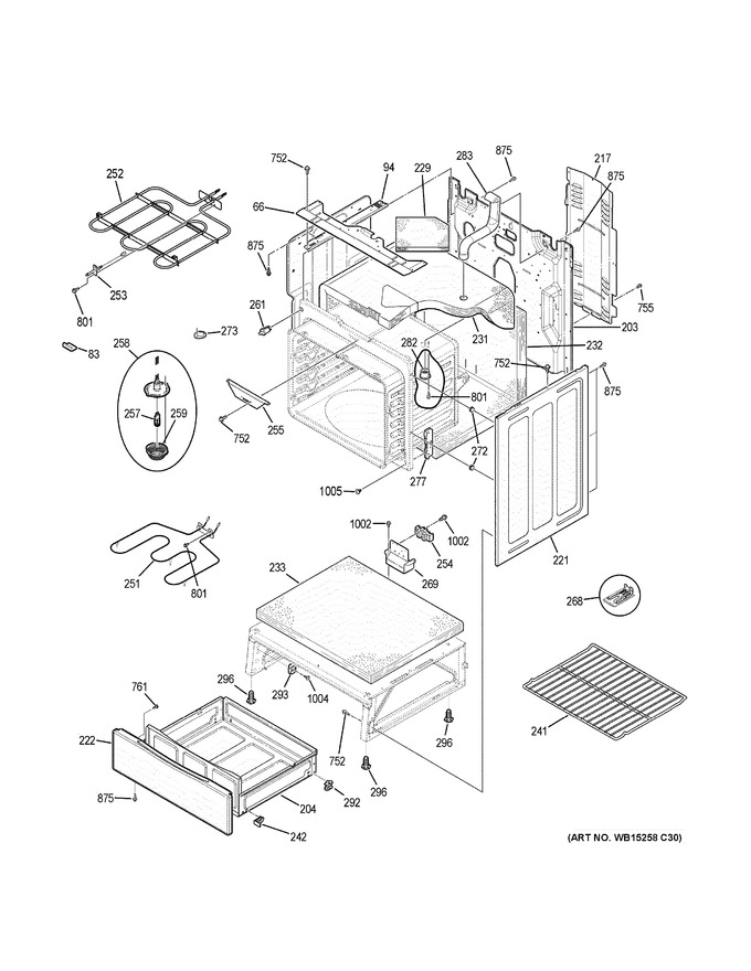 Diagram for JB655SK5SS