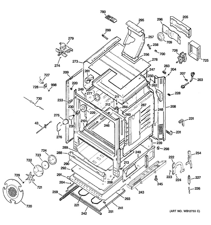 Diagram for JGB920SEF1SS