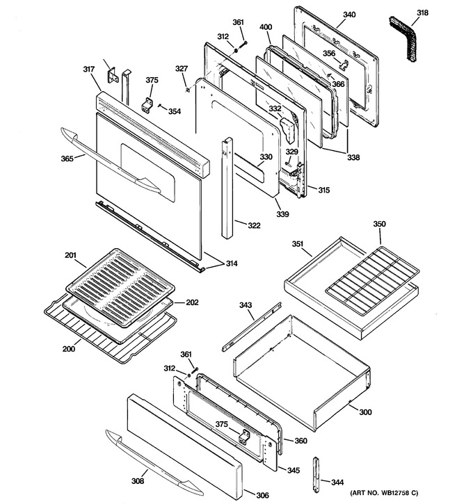 Diagram for JGB920SEF1SS