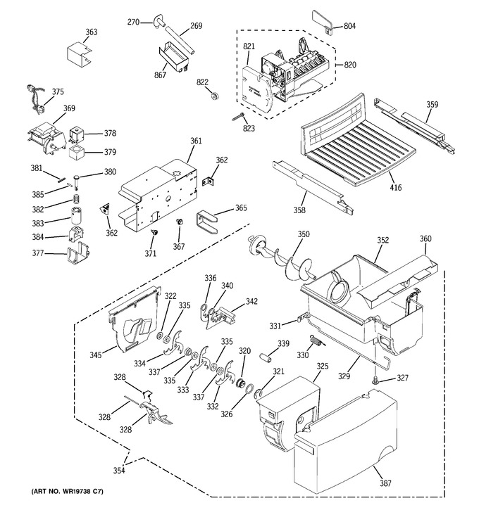 Diagram for HSS25GFTAWW