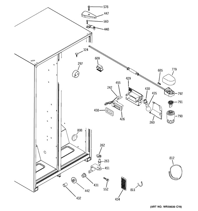 Diagram for HSS25GFTAWW