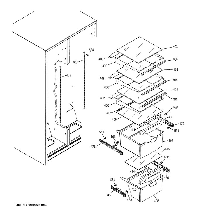 Diagram for HSS25GFTAWW