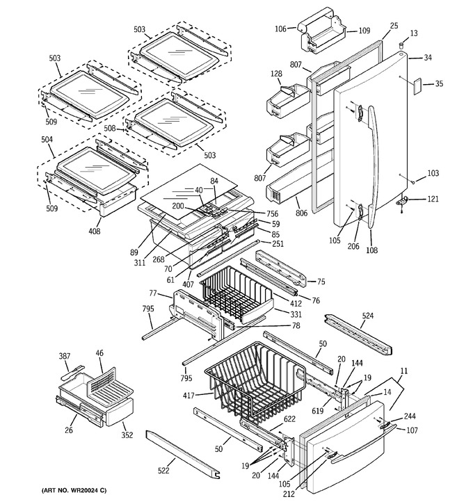 Diagram for GDL20KCSABS