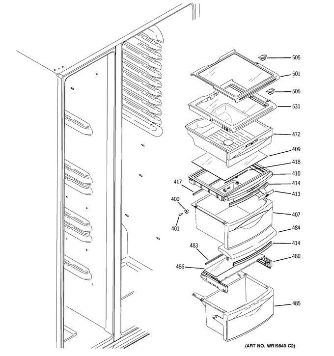 Diagram for GSHF5KGXCCBB