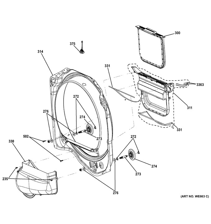 Diagram for GTDS850ED0WS