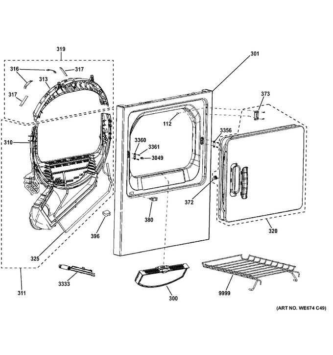 Diagram for GTD33EASK0WW