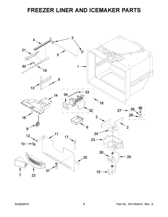 Diagram for WRF540CWHV01