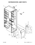 Diagram for 03 - Refrigerator Liner Parts