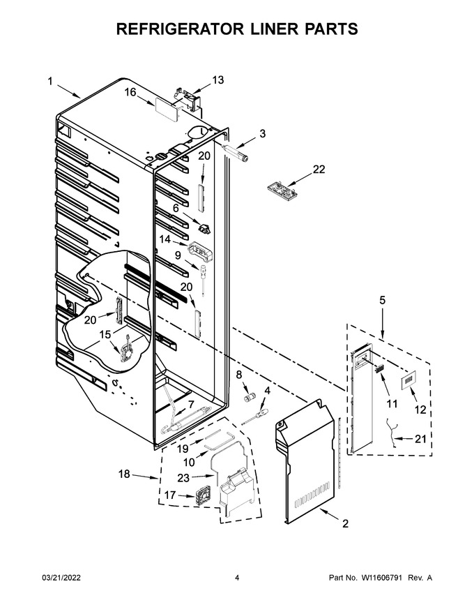 Diagram for KRSF705HPS04