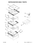 Diagram for 04 - Refrigerator Shelf Parts