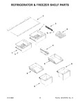 Diagram for 06 - Refrigerator & Freezer Shelf Parts